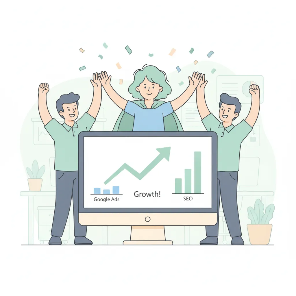 טבלת השוואה - Google Ads לעומת SEO